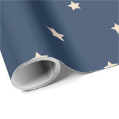 白と青 ラッピングペーパー (ロールコーナー)