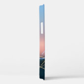 白と黄の曲線 Case-Mate iPhoneケース (裏面 / 右)