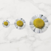 白と黄色の花 コンフェッティ (裏面)