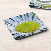 白と黄色の花 コースター (左側)