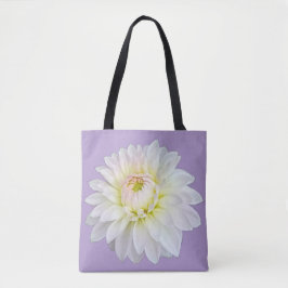 白と黄色の花 トートバッグ