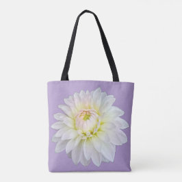 白と黄色の花 トートバッグ