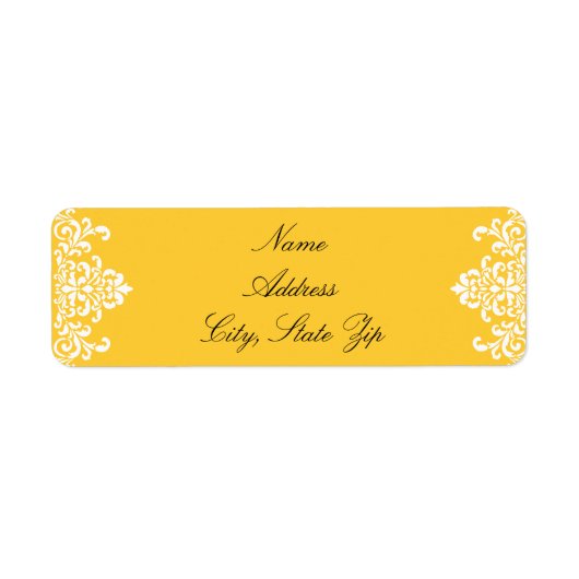 白と黄 ラベル (正面)