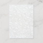 白と黒のクラシック詳細 エンクロージャーカード (裏面)