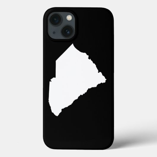 白と黒のサウスカロライナ州 Case-Mate iPhoneケース (裏面)