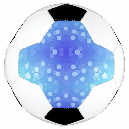 白と黒のサッカー ボール デザイン (正面)
