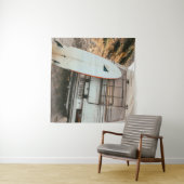 白と黒のサーフボード タペストリー (インサイチュ(横))