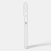 白と黒のシンプルなデザイン 名前入れ可能 Case-Mate iPhoneケース (裏面 / 左)