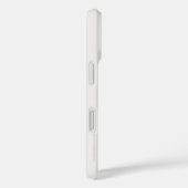 白と黒のシンプルなデザイン 名前入れ可能 Case-Mate iPhoneケース (裏面 / 右)