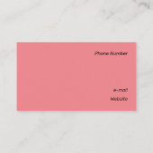 白と黒のジオメトリをキャッチ 名刺 (裏面)