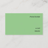 白と黒のジオメトリをキャッチ 名刺 (裏面)