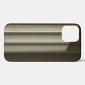 白と黒のストライプの織物 Case-Mate iPhoneケース (裏面 (横))