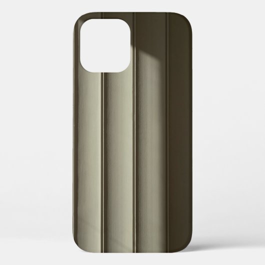 白と黒のストライプの織物 Case-Mate iPhoneケース (裏面)