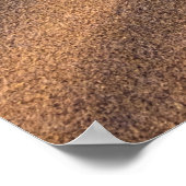 白と黒のストライプ織物 ポスター (角)