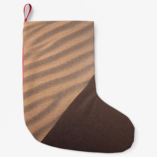 白と黒のストライプ スモールクリスマスストッキング (正面)