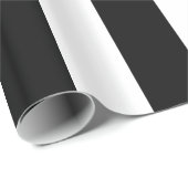 白と黒のストライプ ラッピングペーパー (ロールコーナー)