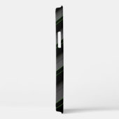 白と黒のストライプ Case-Mate iPhoneケース (裏面 / 右)