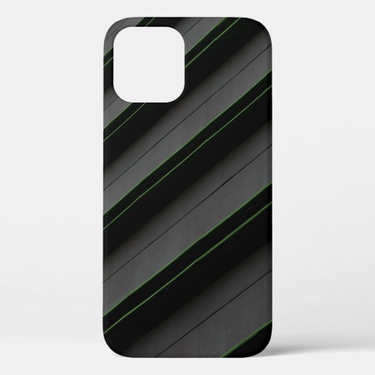 白と黒のストライプ Case-Mate iPhoneケース (裏面)