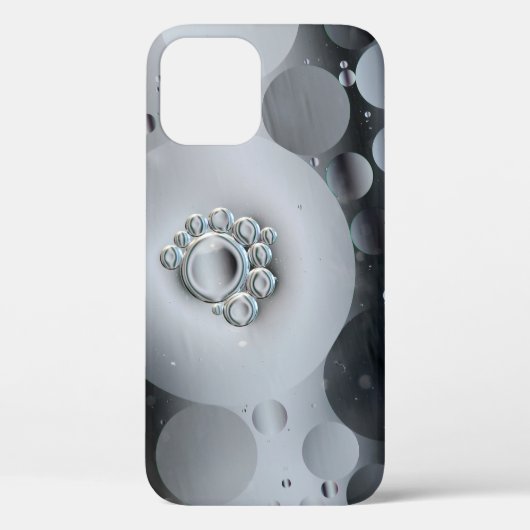 白と黒のセラミックプレート Case-Mate iPhoneケース (裏面)