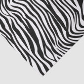 白と黒のゼブラ印刷のデコページ 薄葉紙 (詳細)