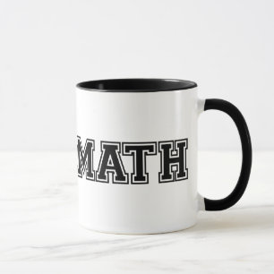 白と黒のチーム数学 マグカップ