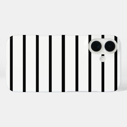 白と黒のデザイン Case-Mate iPhoneケース (裏面 (横))