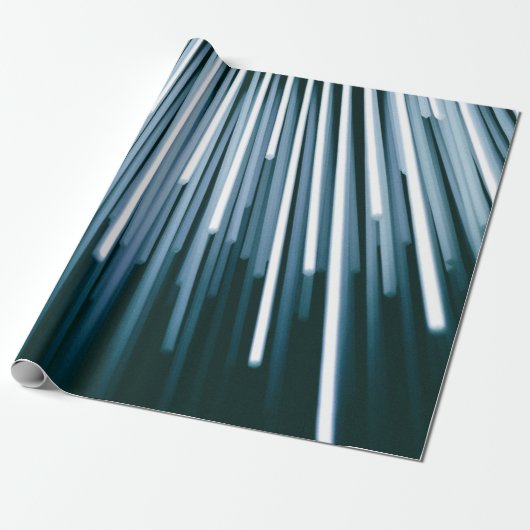 白と黒のデジタル ラッピングペーパー (アンロールド)