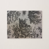 白と黒のトイル ジグソーパズル (横)