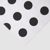 白と黒のドットパターン 薄葉紙 (詳細)