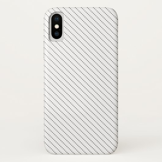 白と黒のドットパターン Case-Mate iPhoneケース (裏面)