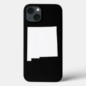 白と黒のニューメキシコ Case-Mate iPhoneケース (裏面)