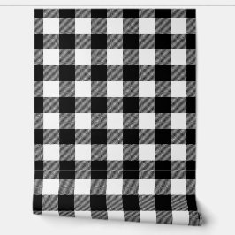 白と黒のバッファローのプレイド 壁紙