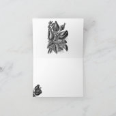 『白と黒のバラ結婚』 カード (内部)