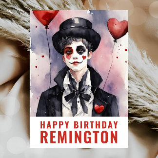 白と黒のピアス カード