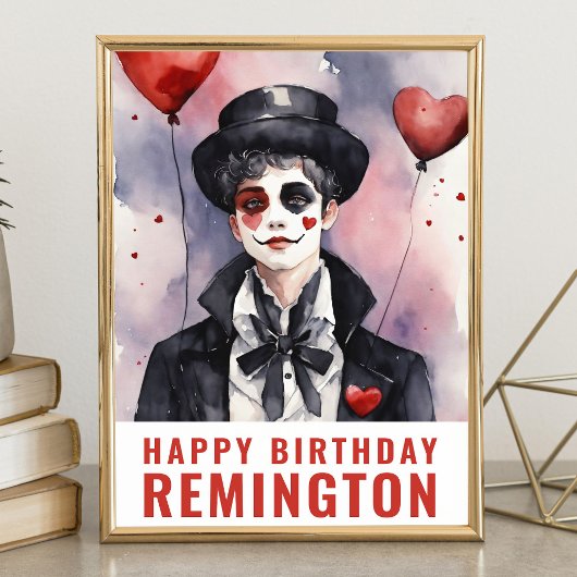 白と黒のピアス ポスター