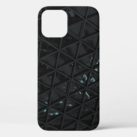 白と黒のフローラ織物 Case-Mate iPhoneケース (裏面)