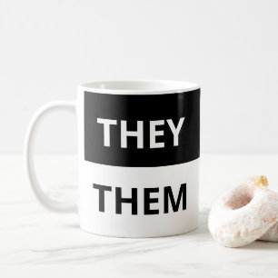 白と黒のマグを発音クラシックする コーヒーマグカップ