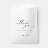 白と黒のミニマフォーマルリス結婚ト フェイバーバッグ (正面)