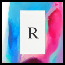 白と黒のミニマモノグラムのリスト