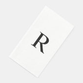 白と黒のミニマモノグラムのリスト (コーナー)