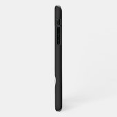 白と黒のラインアートホースザズカスタムルベーシック iPhoneケース (左側)