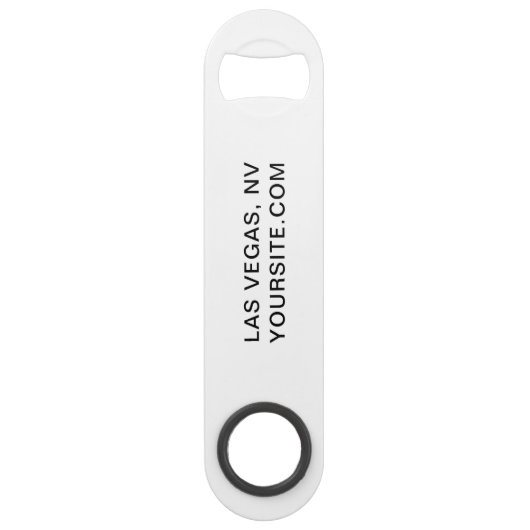 白と黒のロモダンゴのプロモーション スピード栓抜き (裏面)