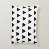 白と黒の三角形 アクセントクッション (裏面(縦))