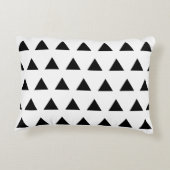 白と黒の三角形 アクセントクッション (裏面)
