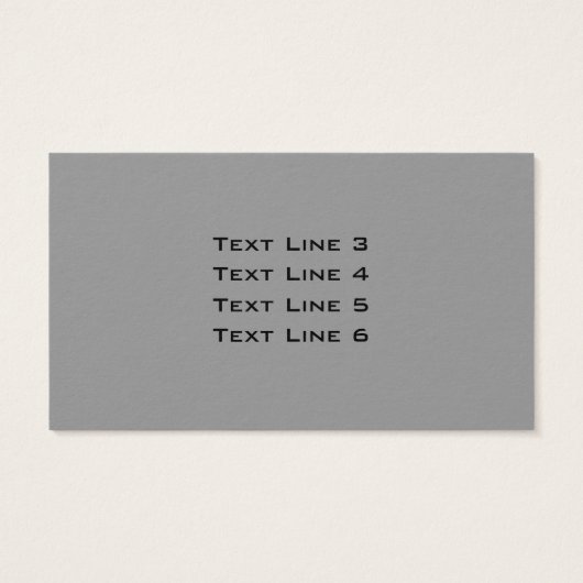 白と黒の名刺に百合花 (裏面)