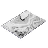 白と黒の大理石ノートブック ノートブック (左側)