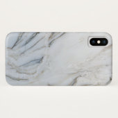 白と黒の大理石 Case-Mate iPhoneケース (裏面(横))