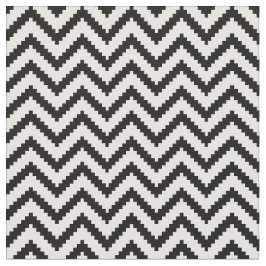 白と黒の山形 ファブリック