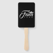 白と黒の恐怖に対する信仰 ハンドファン (裏面)