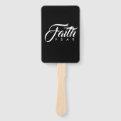 白と黒の恐怖に対する信仰 ハンドファン (正面)